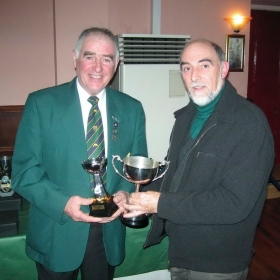 stanley-mccart-presents-ian-pollock-with-the-trophy-for-heaviest-bag-in-the-lough-section